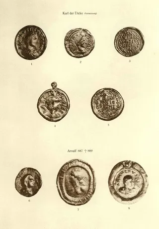 Siegel Karl III, Arnulf (Posse, Tafel 4)