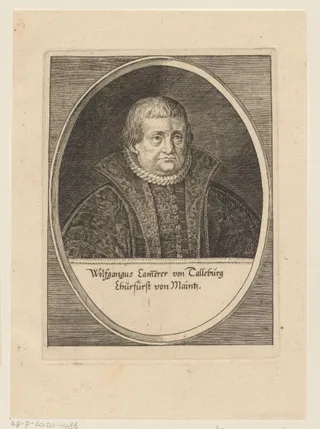 Portret van Wolfgang von Dalberg, aartsbisschop en keurvorst van Mainz