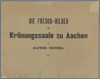 Fresco's door Alfred Rethel in Aken