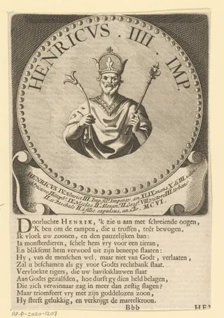 Portret van Hendrik IV, Rooms-Duits keizer