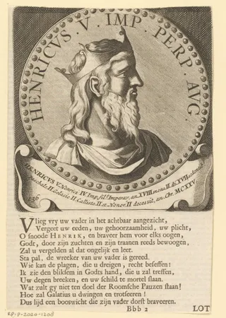 Portret van Hendrik V, Rooms-Duits keizer