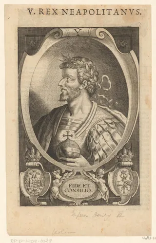 Portret van keizer Hendrik VI